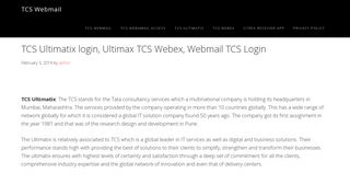 
                            4. TCS Webmail -