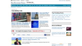 
                            12. TCS World 10k - The Economic Times