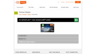 
                            6. TD Aeroplan Visa Signature Card