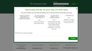 
                            5. TD Connect Card - Home Page - visaprepaidprocessing.com