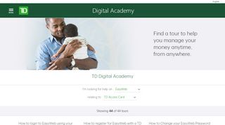 
                            12. TD Digital Academy: How to login to EasyWeb using your temporary ...