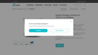 
                            4. TD-W8961N | Modem Roteador Wireless N ADSL2+ de ... - TP-Link