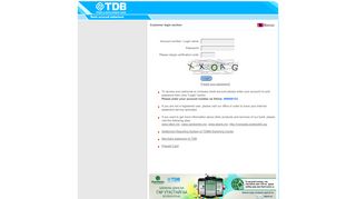 
                            7. TDB - Internet bank