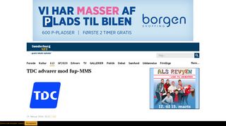 
                            9. TDC advarer mod fup-MMS | SønderborgNYT