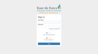 
                            11. TDF Web: Login