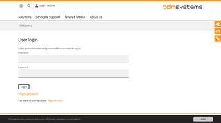 
                            4. TDM Systems - login