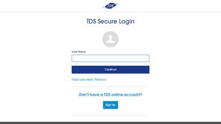 
                            2. TDS | Account Management Login - TDS-Net