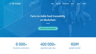 
                            1. TE-FOOD - Farm-to-table food traceability for emerging markets