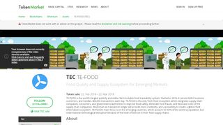 
                            13. TE-FOOD - ICO over - TokenMarket