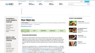 
                            7. Tea Tree Oil: Uses, Side Effects, Interactions, Dosage, and Warning