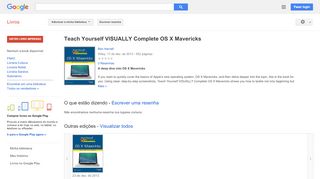 
                            10. Teach Yourself VISUALLY Complete OS X Mavericks