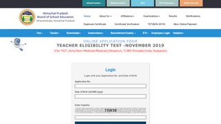 
                            7. teacher eligibility test - 2018 - HPBoSE