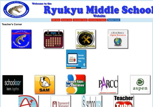 
                            12. Teacher's Corner - Ryukyu Middle School - Google Sites