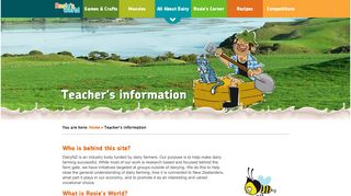 
                            9. Teacher's information - Rosie's World