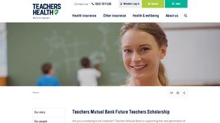 
                            8. Teachers Mutual Bank Future Teachers Scholarship I Teachers Health