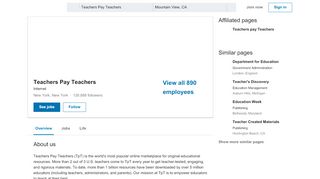 
                            9. Teachers Pay Teachers | LinkedIn