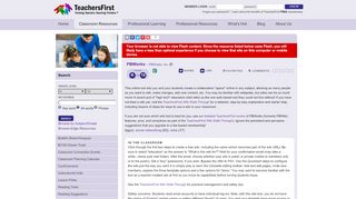 
                            12. TeachersFirst Review - PBWorks