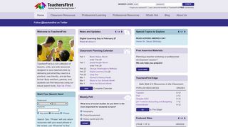 
                            8. TeachersFirst: The web resource by teachers, for teachers