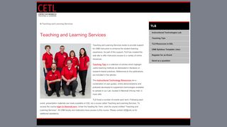 
                            6. Teaching and Learning Services