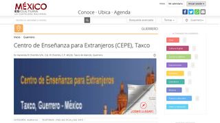 
                            12. Teaching Center for Foreigners (CEPE), Taxco - México es Cultura