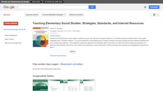 
                            9. Teaching Elementary Social Studies: Strategies, Standards, and ...