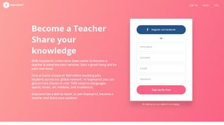 
                            5. ▷Teaching jobs (teachers, students, experts): Become a teacher/tutor ...