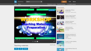 
                            10. Teaching materials - SlideShare