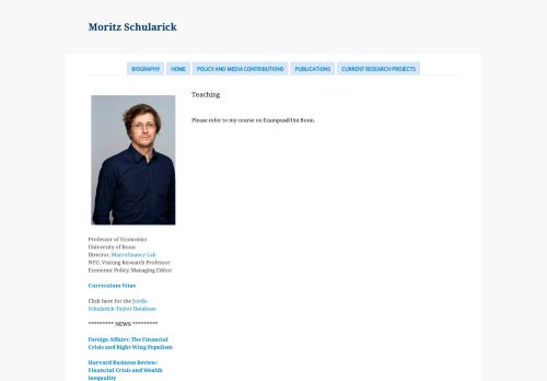 
                            10. Teaching - Moritz Schularick - Google Sites