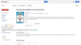 
                            12. Teaching Social Media: The Can-Do Guide