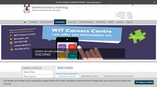 
                            6. Teaching | Waterford Institute of Technology