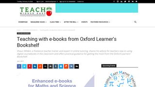 
                            8. Teaching with e-books from Oxford Learner's Bookshelf - Teach ...