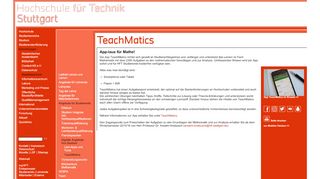 
                            3. TeachMatics - HFT Stuttgart