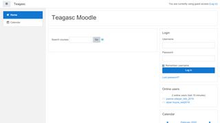 Teagasc Moodle Portal Login - LogmeIn.Live