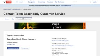 
                            11. Team Beachbody Customer Service Phone Number (800) 470-7870 ...