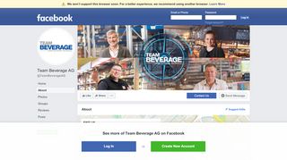 
                            11. Team Beverage AG - About | Facebook