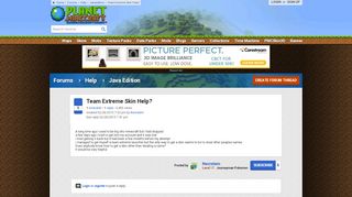 
                            10. Team Extreme Skin Help? - Planet Minecraft