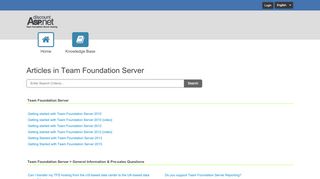
                            11. Team Foundation Server - TFS - DiscountASP.NET