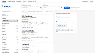
                            11. Team Leader Jobs in Login - February 2019 | Indeed.co.uk