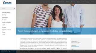 
                            10. Team Tutored, studenti e startupper, tra fatica e soddisfazioni - Startup ...