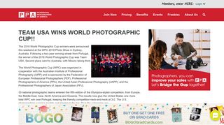 
                            9. TEAM USA WINS WORLD PHOTOGRAPHIC CUP!! | Professional ...