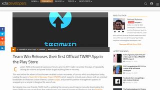 
                            6. Team Win Releases their first Official TWRP App in the Play Store