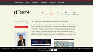 
                            12. Team4 Das Dynamics 365 CRM Portal individuell anpassen