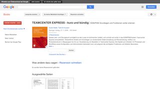 
                            6. TEAMCENTER EXPRESS - kurz und bündig: EDM/PDM Grundlagen und ... - Google Books-Ergebnisseite