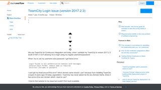 
                            9. TeamCity Login issue (version 2017.2.3) - Stack Overflow
