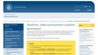 
                            11. TeamDrive – Daten synchronisieren und teilen - Otto-Friedrich ...