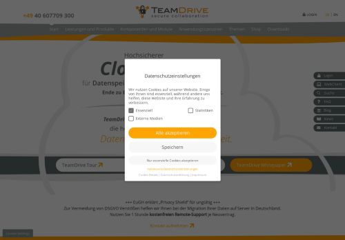 
                            12. TeamDrive ist Ihr zertifizierter Cloud-Service Anbieter
