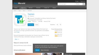 
                            7. Teamers - App voor iPhone, iPad en iPod touch - AppWereld
