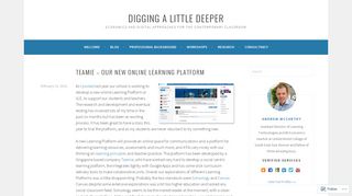 
                            7. Teamie – our new Online Learning Platform – Digging a Little Deeper