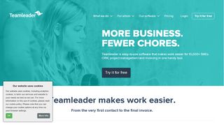 
                            1. Teamleader: Build relationships. Save time. Sell better.