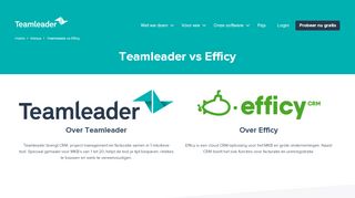 
                            2. Teamleader vs Efficy | Teamleader